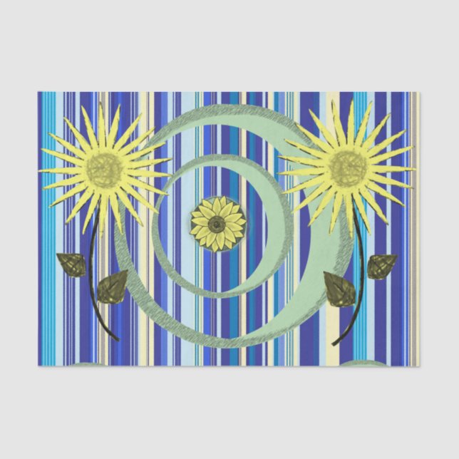 Kreis des Gewebepapierstreifens Seidenpapier (Vorderseite)