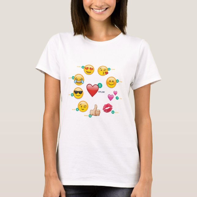 Kreis emoji T-Shirt (Vorderseite)
