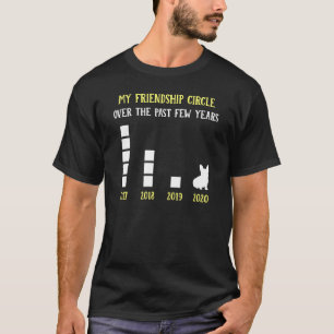 Kreis Freundschaft Corgi Bekleidung Für Welpen Hun T-Shirt