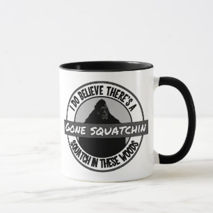 Kreis - gegangenes Squatchin - Squatch in diesem Tasse
