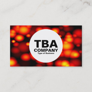 Kreis - Geschmolzene Blasen Visitenkarte