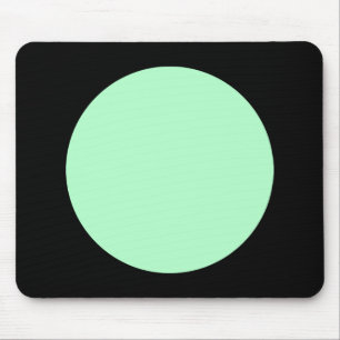 Kreis - Ghost grün und schwarz Mousepad