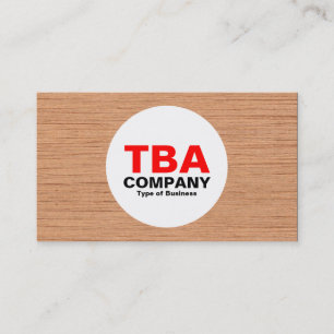 Kreis - Holz 04 Visitenkarte
