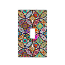 Kreis-Kunstmuster des BlumenMandalases kreatives