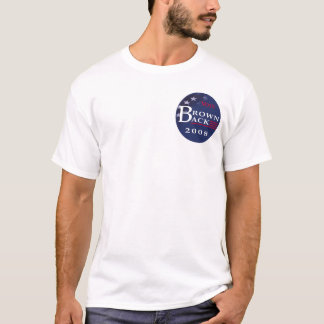 Kreis-Logo-Fronten-rechteckige Logo-Rückseite T-Shirt
