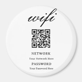 Kreis Magnet | Moderne Wifi-Passwort-Netzwerk