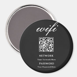 Kreis Magnet | Moderne Wifi-Passwort-Netzwerk