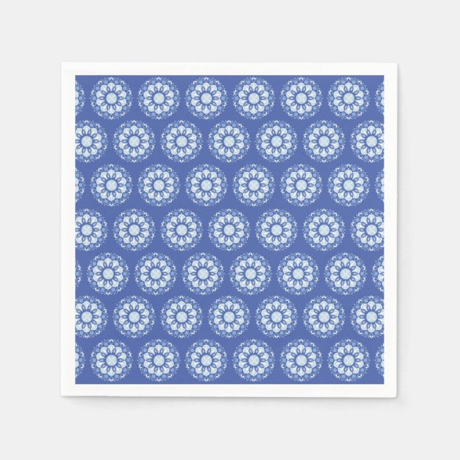 Kreis-Mandala-Muster   Serviette (Vorderseite)