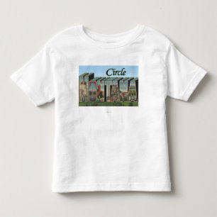 Kreis, Montana - große Buchstabe-Szenen Kleinkind T-shirt