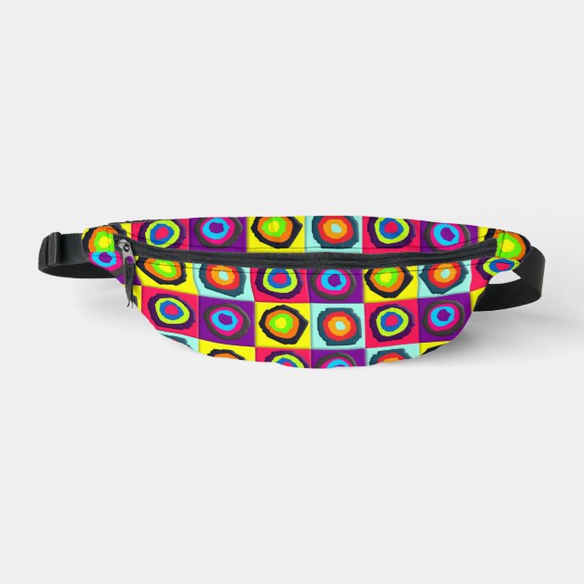 Kreis-Muster Bauchtasche (Vorderseite)