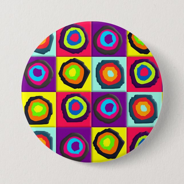 Kreis-Muster  Button (Vorderseite)