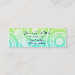 Kreis-Muster-geometrisches Profil und Visitenkarte