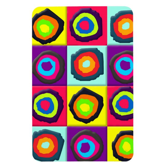Kreis-Muster  Magnet (Vertikal)