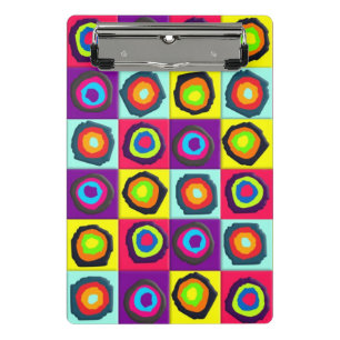 Kreis-Muster Mini Klemmbrett