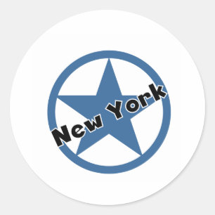 Kreis New York Runder Aufkleber