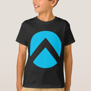 Kreis-Pfeil mit Chevron T-Shirt
