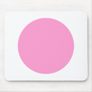 Kreis - Rosa und Weiß Mousepad
