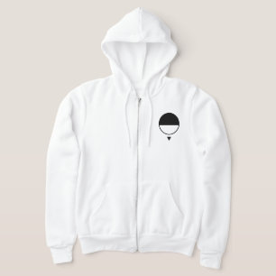 Kreis Schwarz/Leere Hoodie