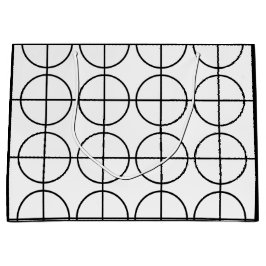 Kreis Schwarz/Weiß Große Geschenktüte