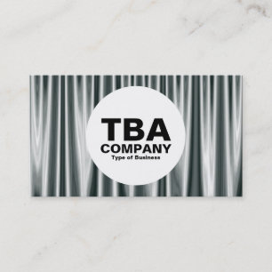 Kreis - silberne Vorhänge 02 Visitenkarte