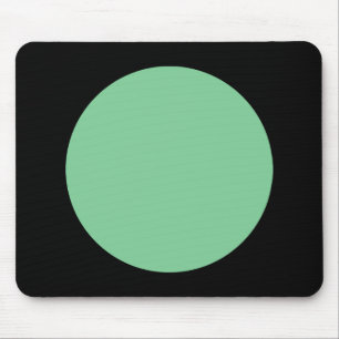 Kreis - verblasst grün und schwarz mousepad
