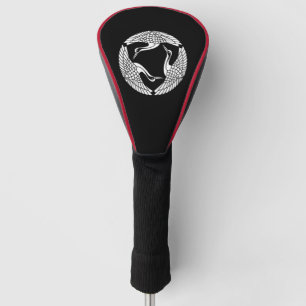 Kreis von drei Kranichen Golf Headcover