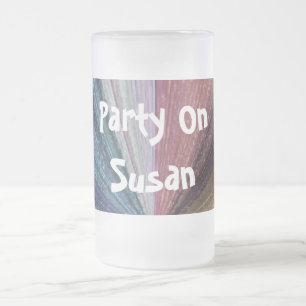 Kreisbogen Mattglas Bierglas