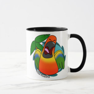 Kreischende Tasse Sun Conure