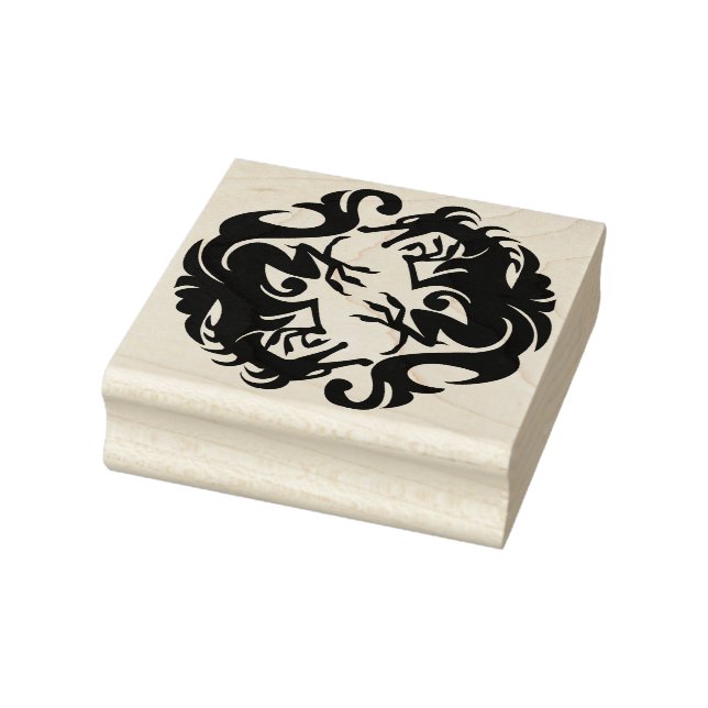 Kreisdrachen Briefmarke Gummistempel (Stempel)