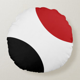 Kreise auf Kreiskissen Rundes Kissen