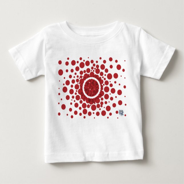 Kreise Baby T-shirt (Vorderseite)
