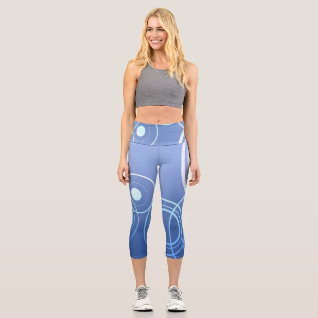 Kreise Capri Leggings (Vorderseite)