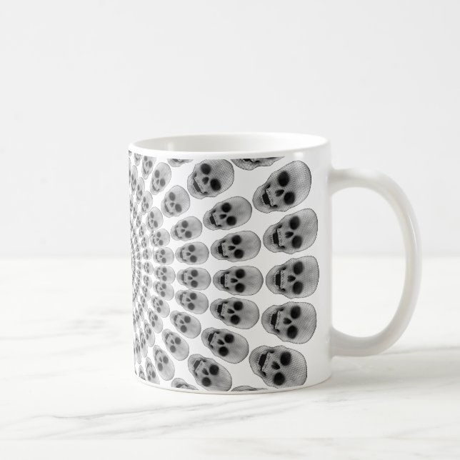 Kreise der Schädel - Kaffee-Tasse Kaffeetasse (Rechts)