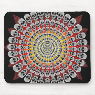 Kreise der Schädel u. der Feuer-Grafiken: Mousepad