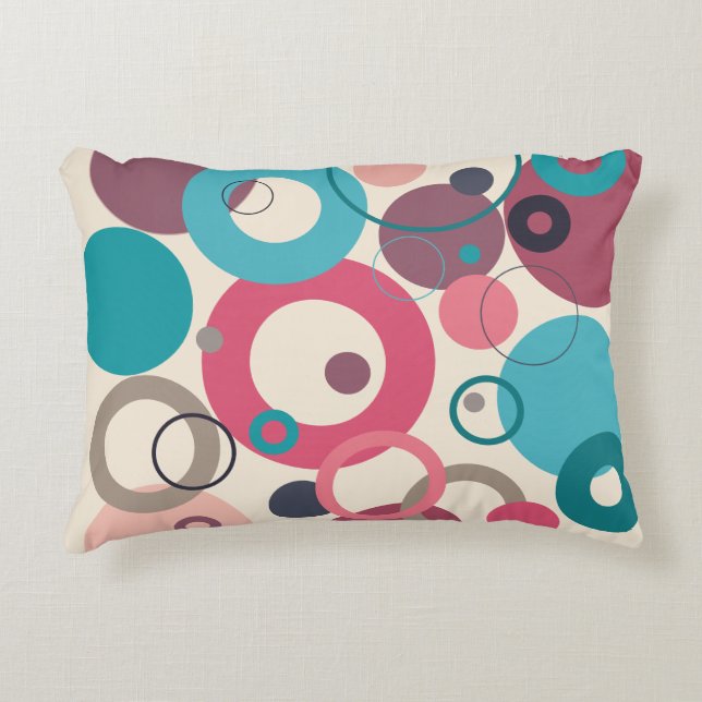 Kreise des Horizonts Dekokissen (Vorderseite)