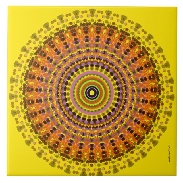 Kreise Fliese (Vorderseite)