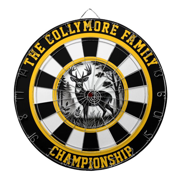Kreise Hirsche Zielwand Art Dartscheibe (vorne)