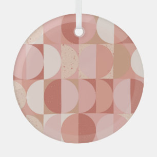 Kreise im Mittelalter-Stil: modernes geometrisches Ornament Aus Glas