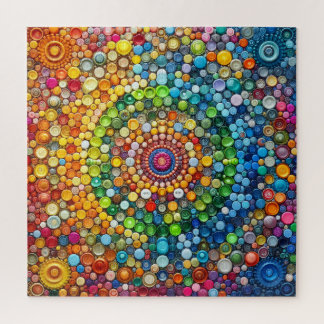 Kreise im Regenbogen Puzzle