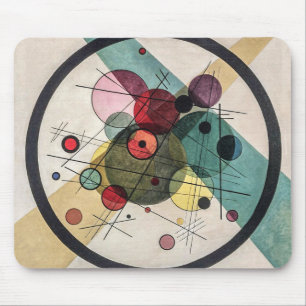 Kreise in einem Kreis - Kandinsky Mousepad