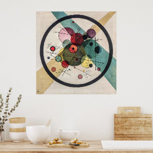Kreise in einem Kreis - Kandinsky Poster