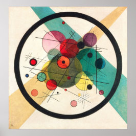 Kreise in einem Kreis, Kandinsky Poster