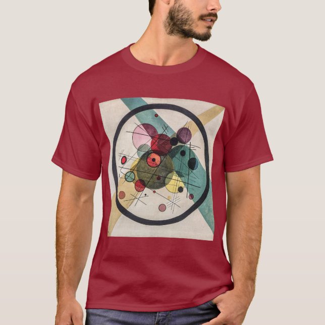 Kreise in einem Kreis - Kandinsky T-Shirt (Vorderseite)