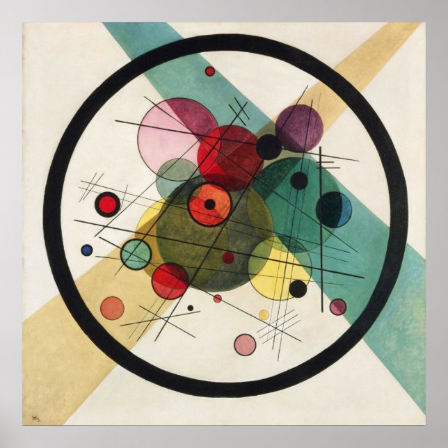 Kreise in einem Kreis Poster (Vorne)