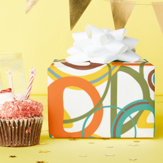 Kreise, Kreise Geschenkpapier (Geburtstagsparty)