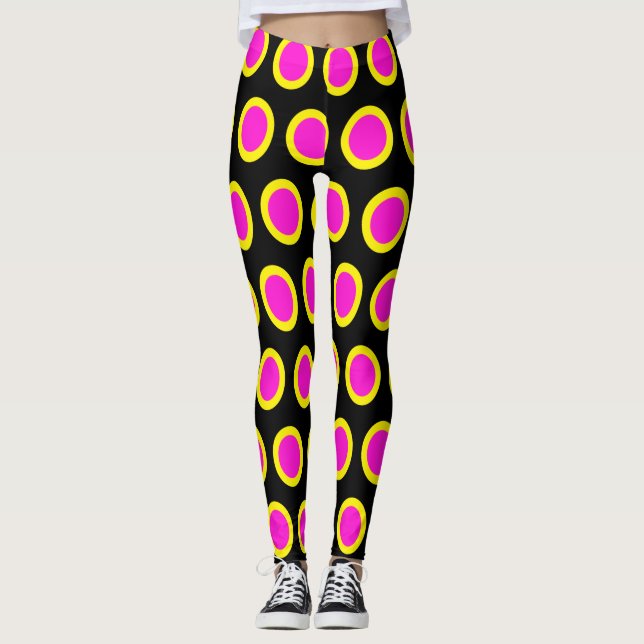 Kreise Leggings (Vorderseite)