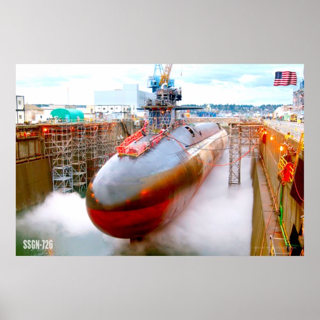 KREISE-MISSILE-SUBMARINE - SSGN-726 POSTER (Vorne)