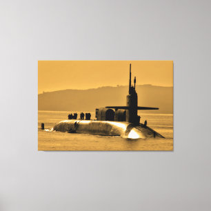 KREISE-MISSILE-SUBMARINE - SSGN-728 32x48 Leinwanddruck