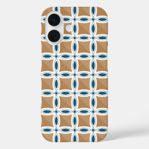 Kreise mit Linsenmuster und Diamant iPhone 16 Hülle