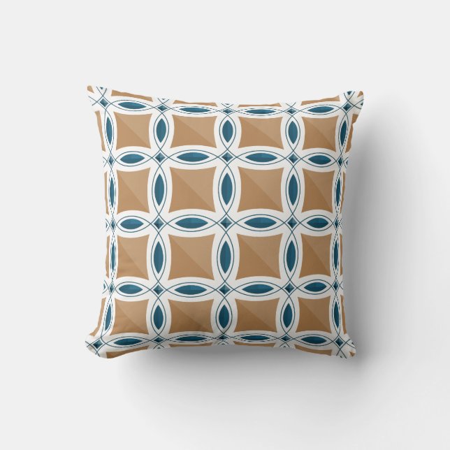 Kreise mit Linsenmuster und Diamond Kissen (Vorderseite)